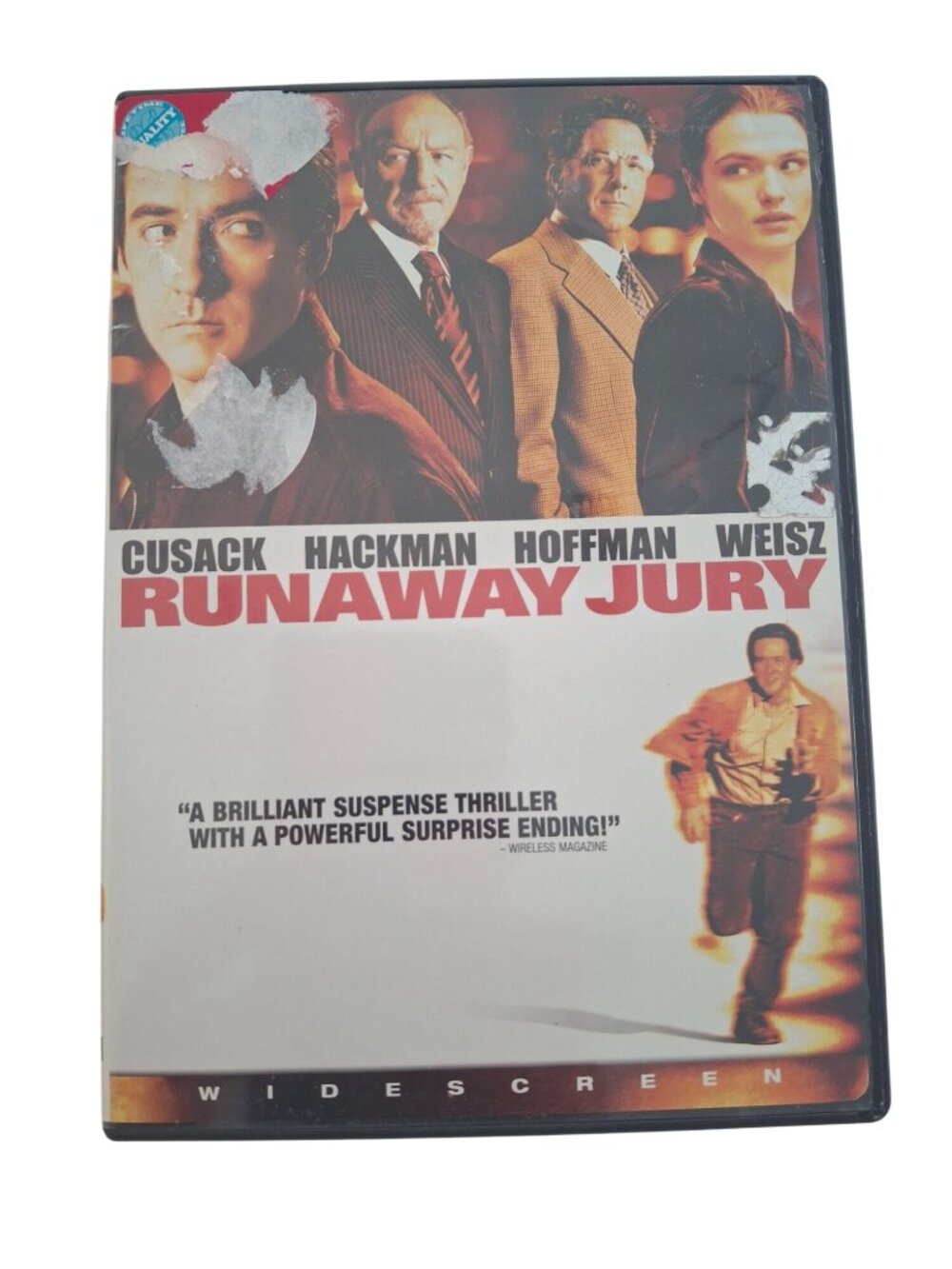 Runaway Jury DVD 2004 Gene Hackman Dustin Hoffman John Cusack Thriller Widescree